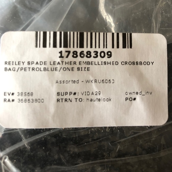 kate spade reiley spade leather embellished bag - Picture 10 of 10